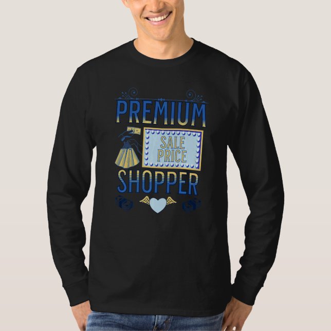 Schnäppchen Shopper  Verkauf Einkaufs Schnäppchen T-Shirt (Vorderseite)