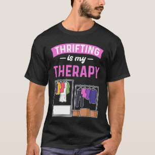 Schnäppchenjagen ist meine Therapie Second-Hand-La T-Shirt