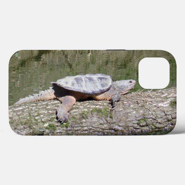 Schnappschildkröte Case-Mate iPhone Hülle (Rückseite (Horizontal))