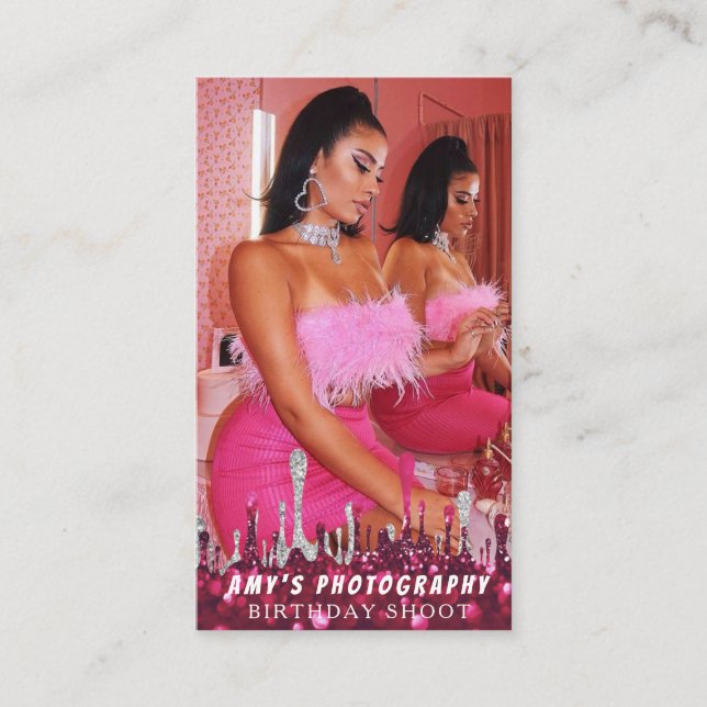 Schnappschuss Special Moments Geburtstagsfotograf Visitenkarte (Vorderseite)