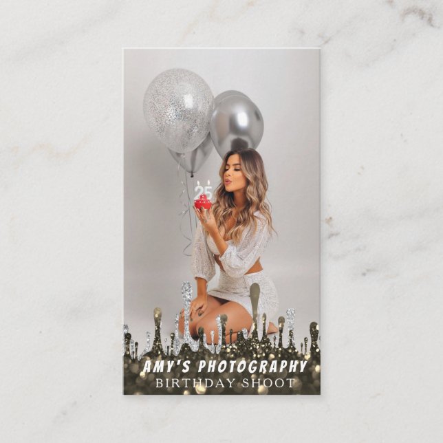 Schnappschuss Special Moments Geburtstagsfotograf Visitenkarte (Vorderseite)