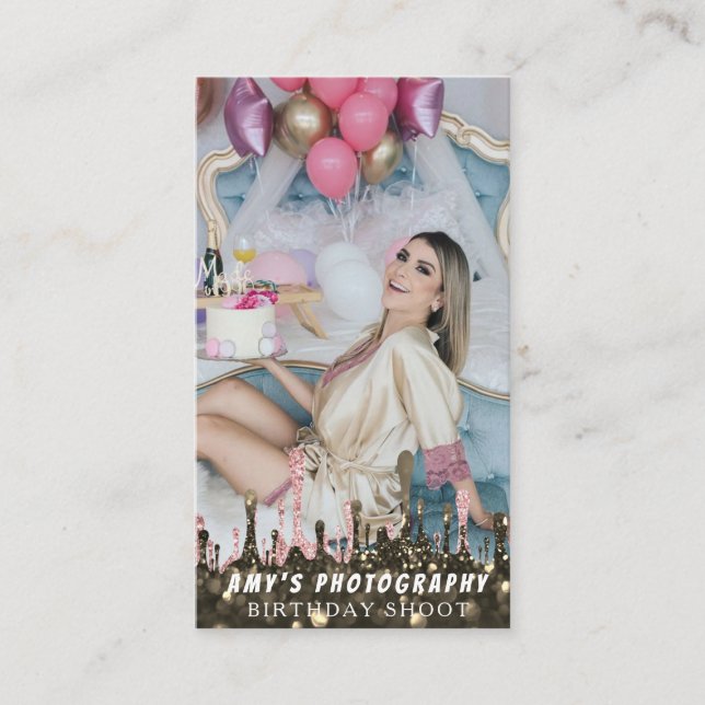 Schnappschuss Special Moments Geburtstagsfotograf Visitenkarte (Vorderseite)