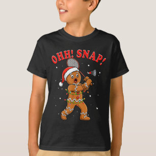 Schnappschuss Weihnachten Santa Lebkuchen spielt B T-Shirt