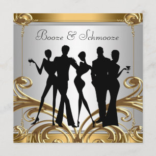 Schnäpse und Schmooze Einladung