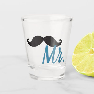 Schnapsglas Herr-Mustache