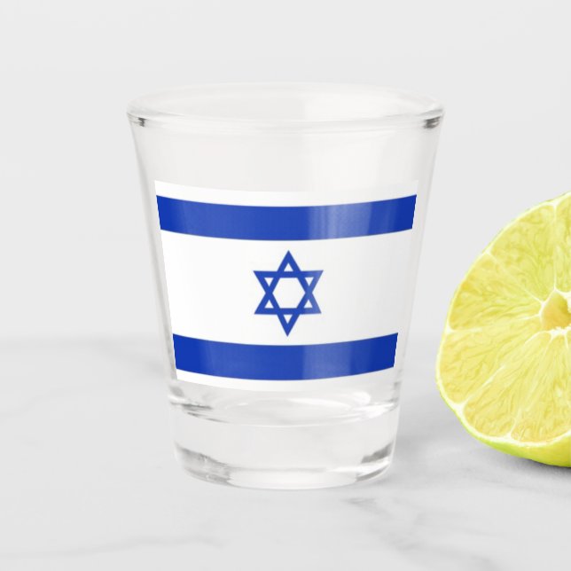 Schnapsglas Israel (Vorderseite)