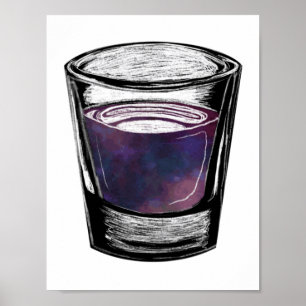 Schnapsglas Poster