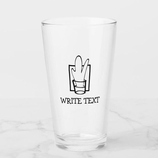 Schnapsglas Tumbler (Vorderseite)