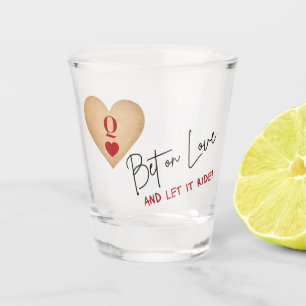 Schnapsglas Wette auf Liebe, Kasinoparty/Hochzeit