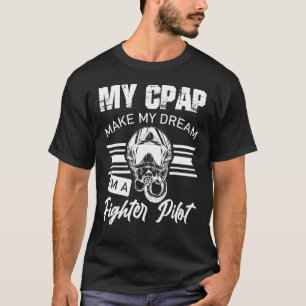 Schnarchen als Fighter Pilot Mask Aviation T-Shirt