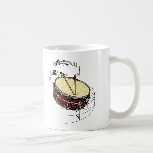 Schnarrtrommel Kaffeetasse (Rechts)