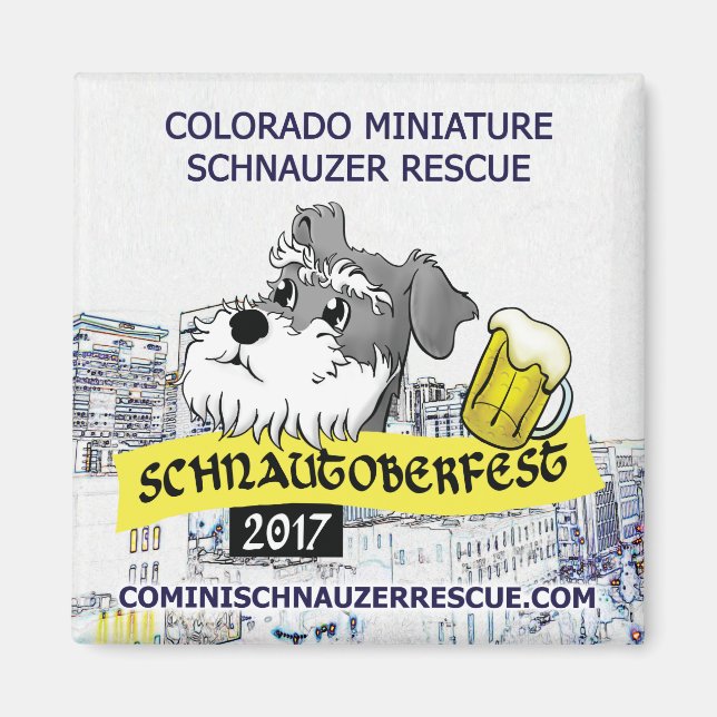 Schnautoberfest 2017 - Magnet (Vorne)