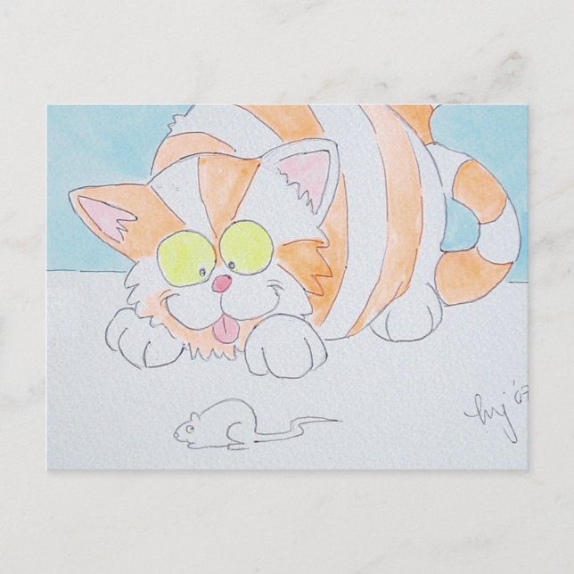 Schnauze! Postkarte (Vorderseite)