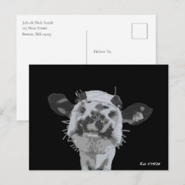 Schnauzenstupser, Tier Postkarte