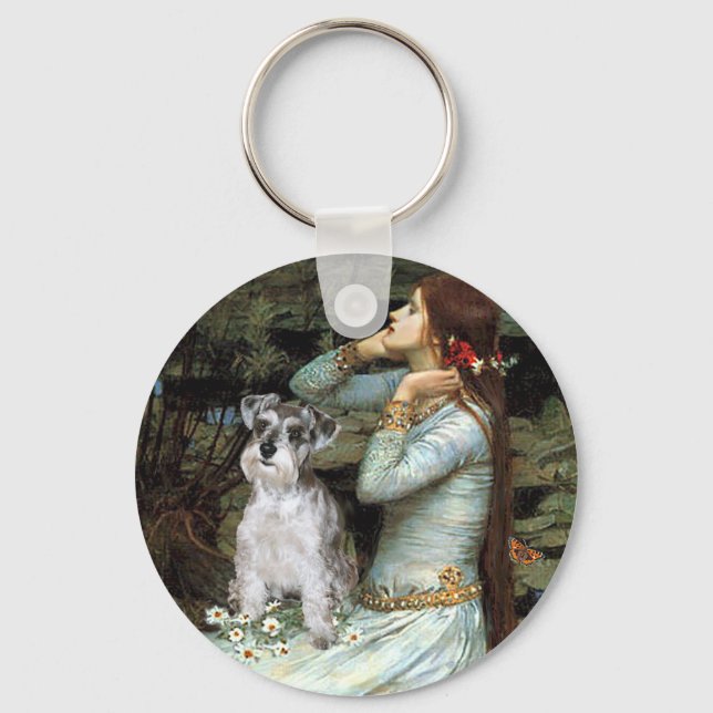 Schnauzer 13 - Ophelia Schlüsselanhänger (Vorderseite)