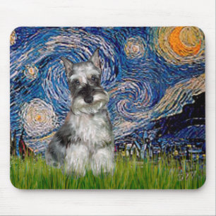 Schnauzer 1 - Sternennacht Mousepad