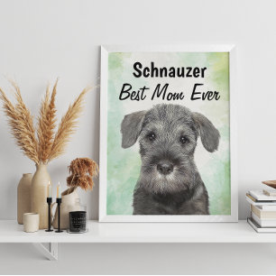 Schnauzer Best Mama Poster