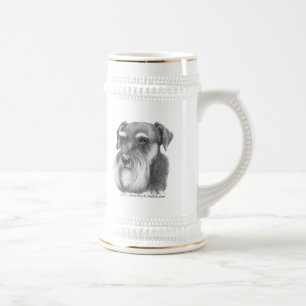 Schnauzer Bierglas
