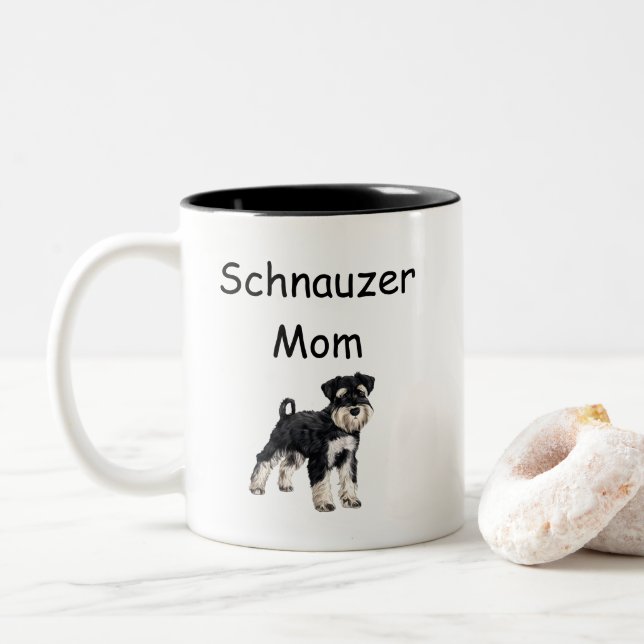 Schnauzer Coffee Tasse (Mit Donut)