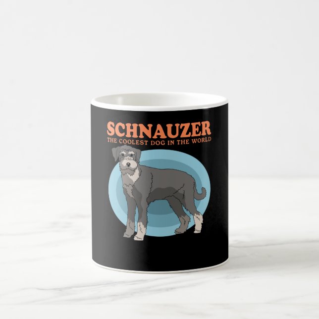 Schnauzer Coolest Dog Dogs Schnauzers Kaffeetasse (Mittel)
