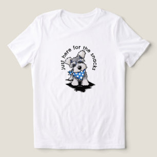 Schnauzer direkt vor Ort für Snacks T - Shirt