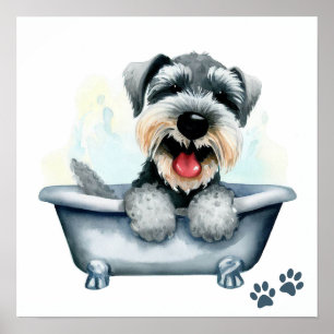 Schnauzer Dog Poster