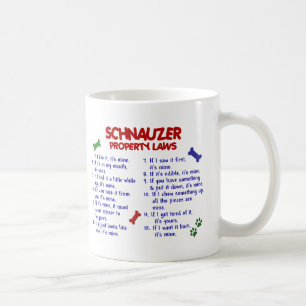SCHNAUZER Eigentums-Gesetze 2 Tasse