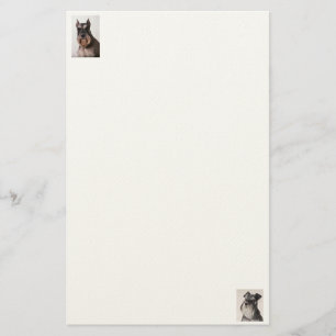 Schnauzer-Felt-Papier-Stationierung Briefpapier