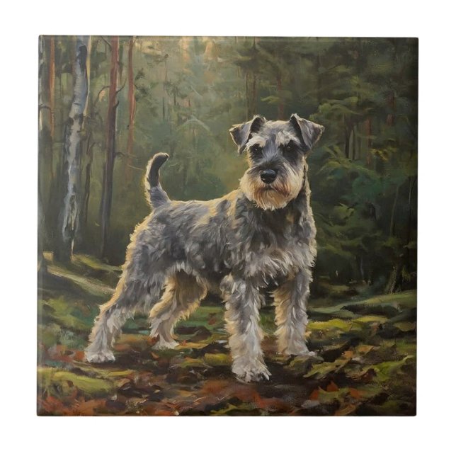 Schnauzer  fliese (Vorderseite)