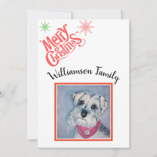 Schnauzer Frohe Weihnachten