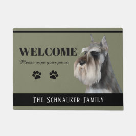 Schnauzer-Fußmatte Fußmatte