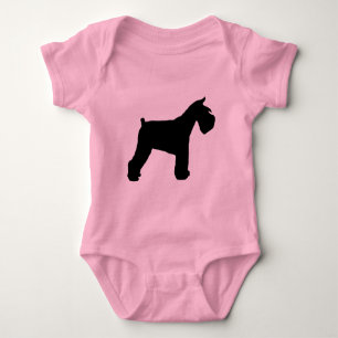 Schnauzer-Gang Baby Strampler