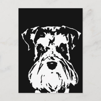 Schnauzer-Geschenke - Postkarte