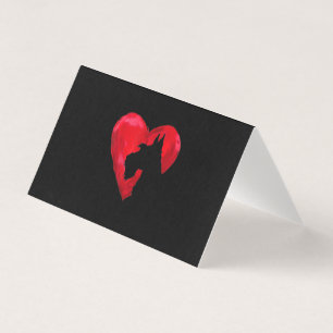 Schnauzer Heart Silhouette Valentinstag Hund Liebe