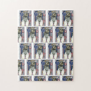 SCHNAUZER HUND PUZZLE