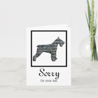 Schnauzer Hund Silhouette Haustier Sympathie Karte