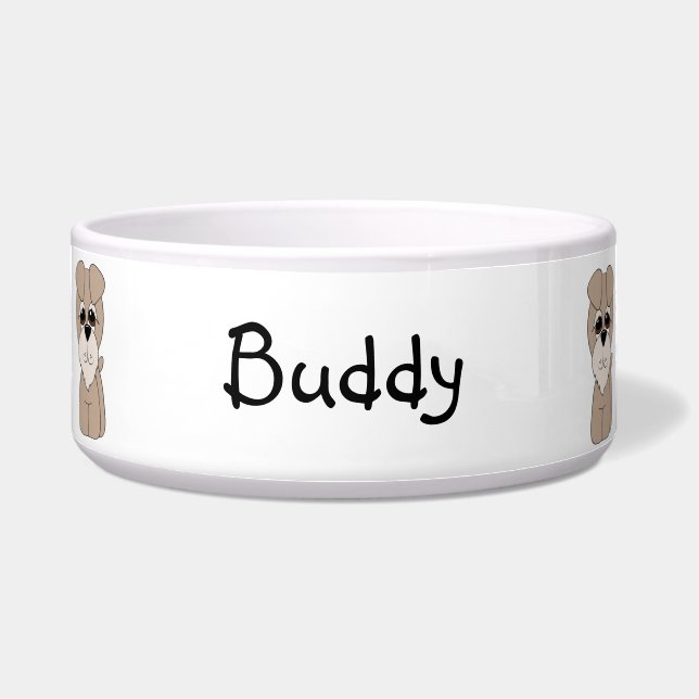 Schnauzer-Hundeschüssel Napf (Vorderseite)