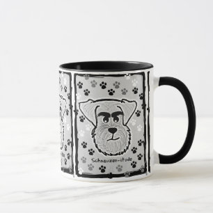 Schnauzer-Kaffee-Tasse Tasse