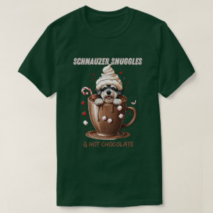 Schnauzer Kuscheltiere & Heiße Schokolade T-Shirt