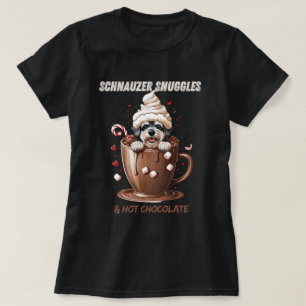 Schnauzer Kuscheltiere & Heiße Schokolade T-Shirt