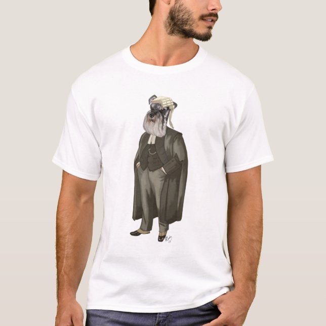 Schnauzer Lawyer 2 T-Shirt (Vorderseite)