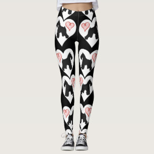 Schnauzer-Liebhaber-Leggings Leggings
