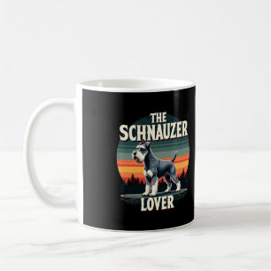 Schnauzer Lover - Retro Dog Design Kaffeetasse