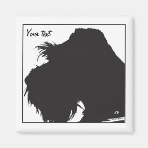 Schnauzer Magnet