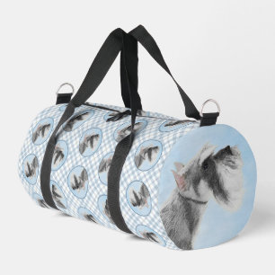 Schnauzer Malerei Riesenkulptur Hundkunst Duffle Bag