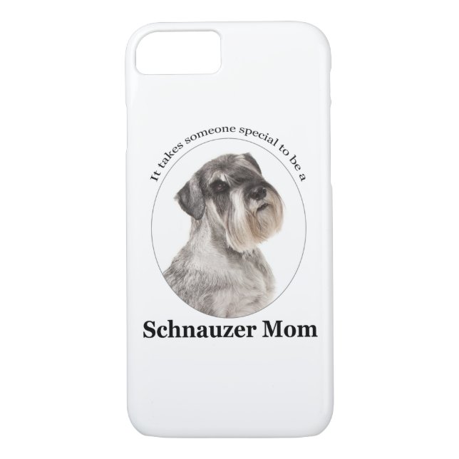 Schnauzer Mama Smartphone Case (Rückseite)