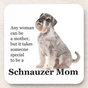 Schnauzer Mama Untersetzer Set