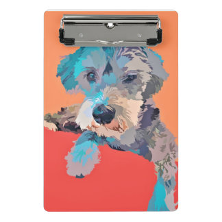 Schnauzer Mini Clipboard Klemmbrett