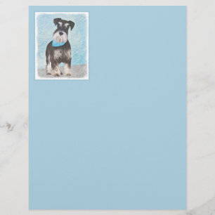 Schnauzer (Miniatur) Malerei - Niedlicher Original