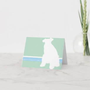 Schnauzer notecard karte